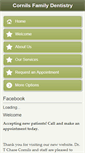Mobile Screenshot of cornilsfamilydentistry.com